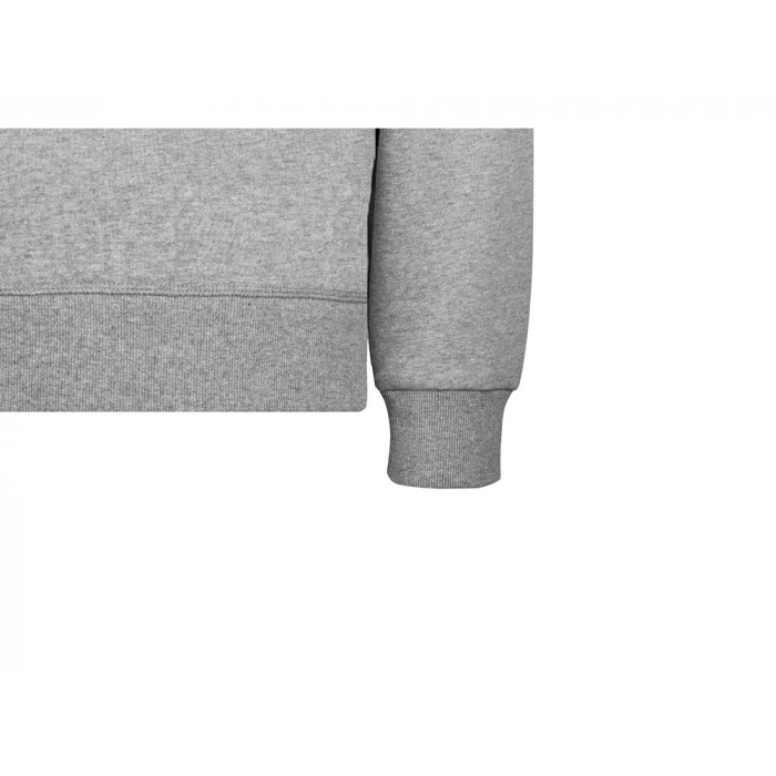 Свитшот оверсайз Lisbon унисекс, серый меланж