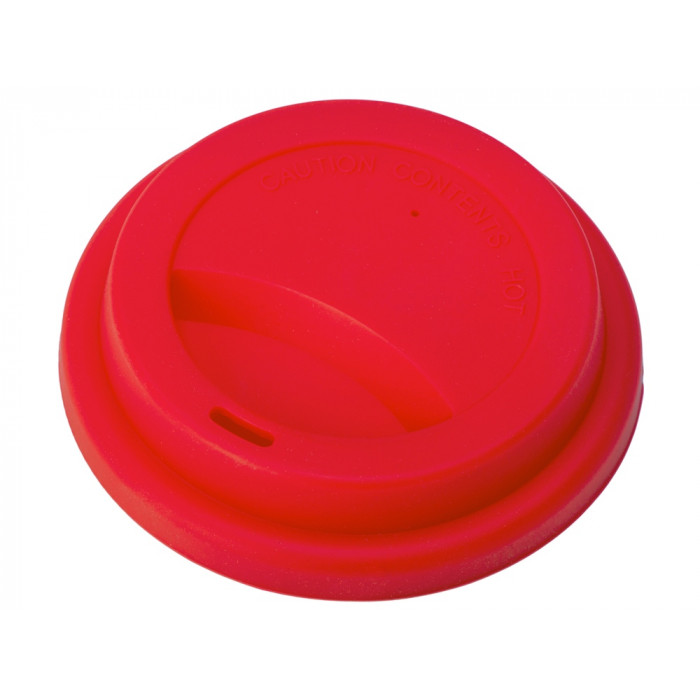 Стакан с силиконовой крышкой Cafe, розовый