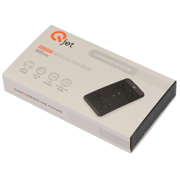 Портативное беспроводное зарядное устройство Airbank, 10000 mAh,  черный