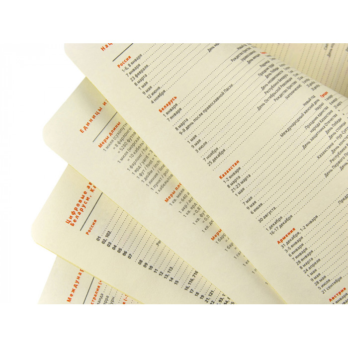 Ежедневник недатированный А5 Boston, черный (желтый обрез)