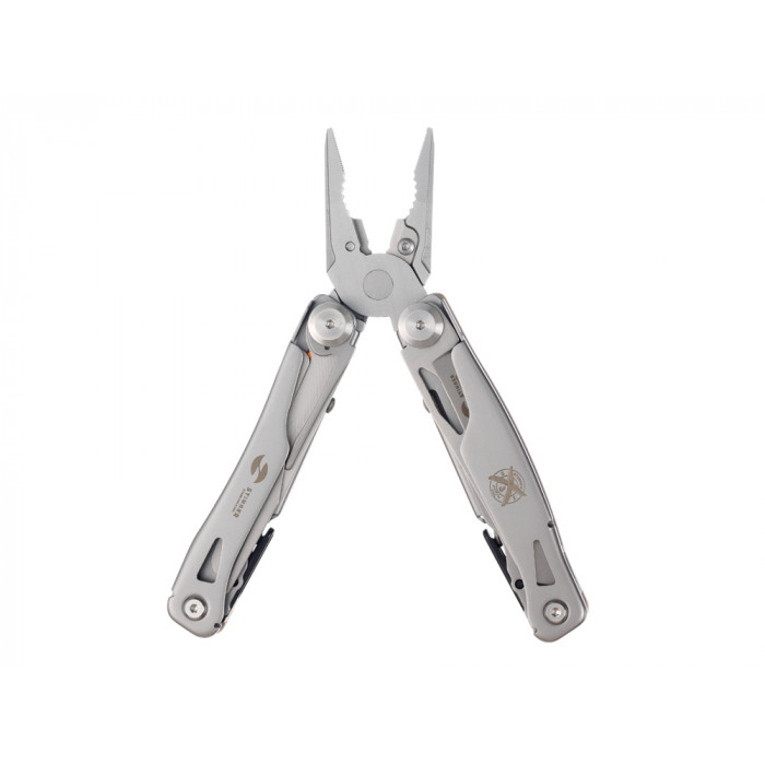 Мультитул Stinger, 106 мм, 15 функций, сталь/АБС-пластик, оранжевый, в комплекте нейлоновый чехол