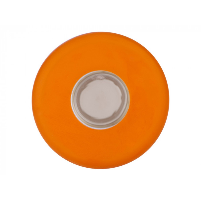 Бутылка для воды стеклянная Refine, в чехле, 550 мл, оранжевый