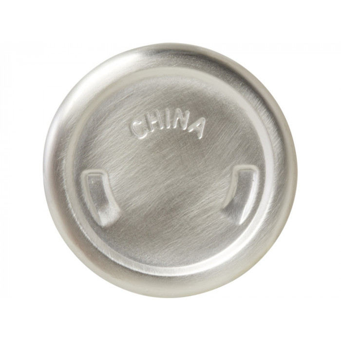 Бутылка для воды Guzzle из нержавеющей стали, сертифицированной по стандарту RCS, 820 мл - Серебристый