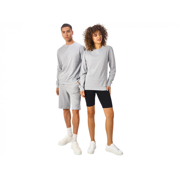 Свитшот Warsaw 220гр, унисекс, серый меланж