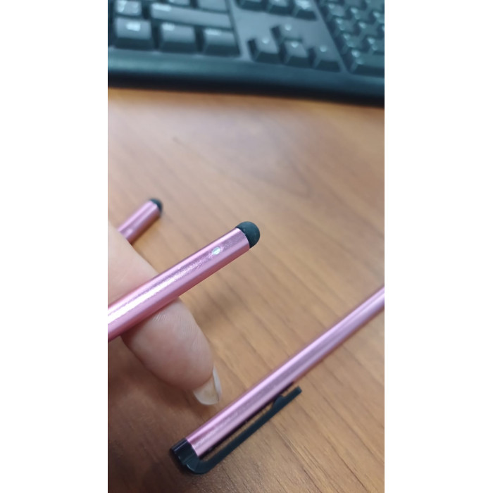 Стилус металлический Touch Smart Phone Tablet PC Universal, розовый (Р)