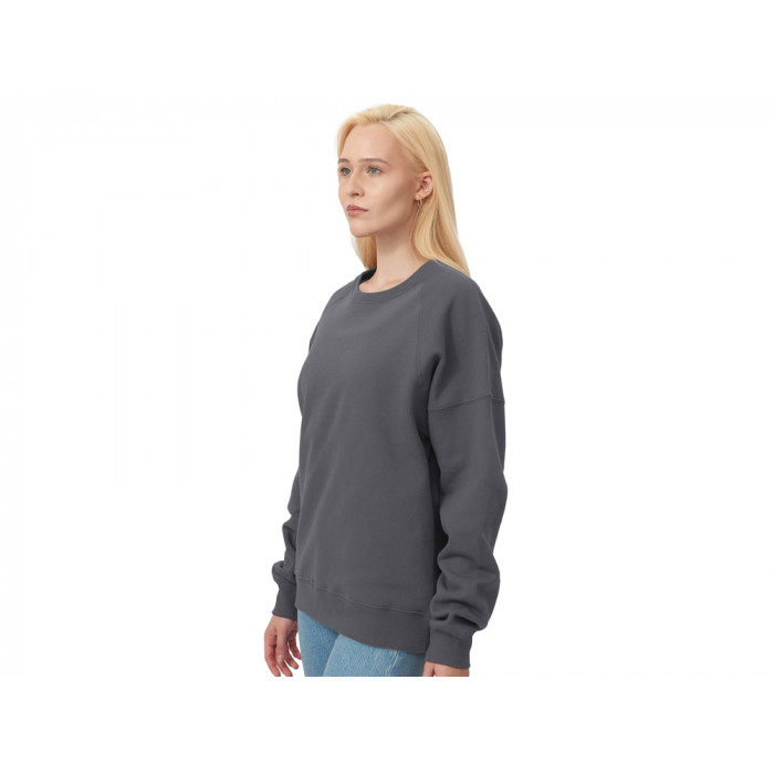 Свитшот оверсайз Paris, унисекс, темно-серый