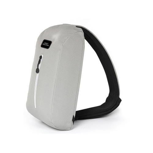 Сумка-слинг Nomad на одно плечо из водостойкого переработанного пластика, серый