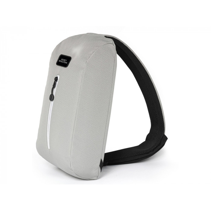 Сумка-слинг Nomad на одно плечо из водостойкого переработанного пластика, серый