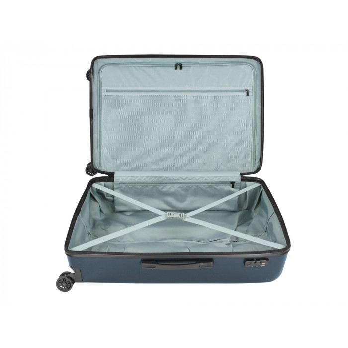 Чемодан BUGATTI Kallisto, синий, АБС-пластик, 50,5х30,5х74 см, 100 л