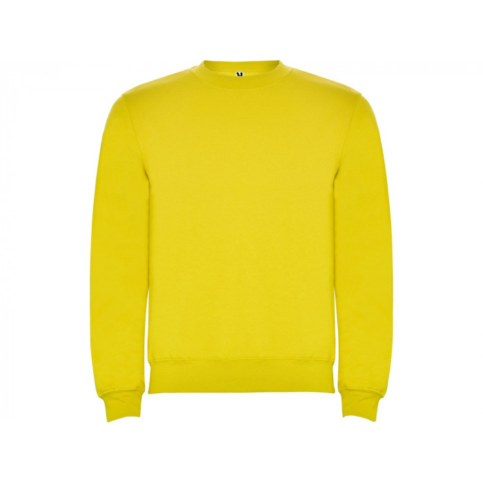 Свитшот с начесом Clasica унисекс, желтый