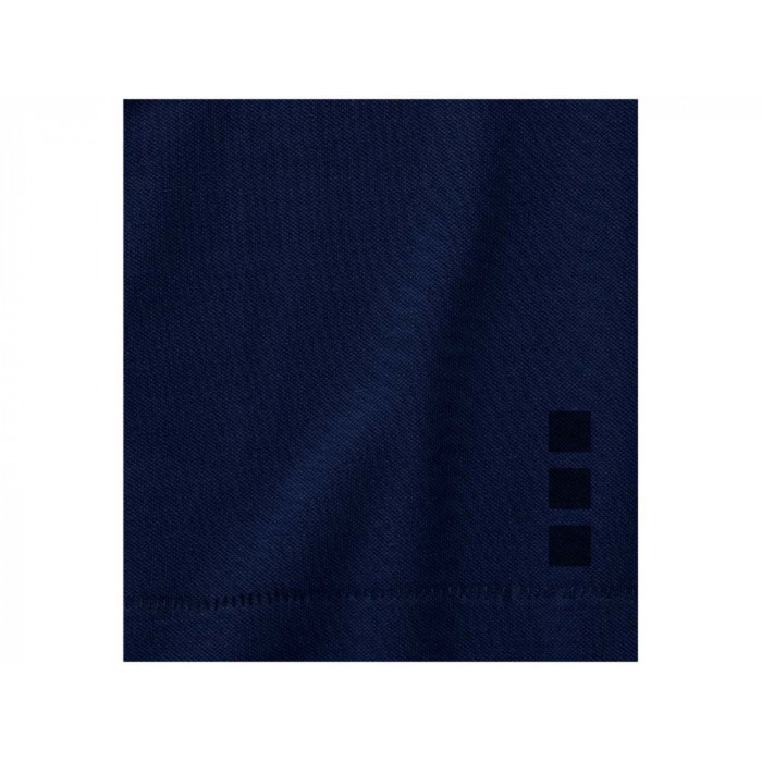 Calgary женская футболка-поло с коротким рукавом, темно-синий