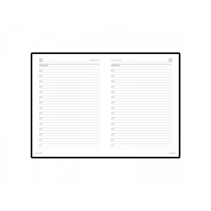 Ежедневник недатированный А6+ Sidney Nebraska, синий (золотой обрез)