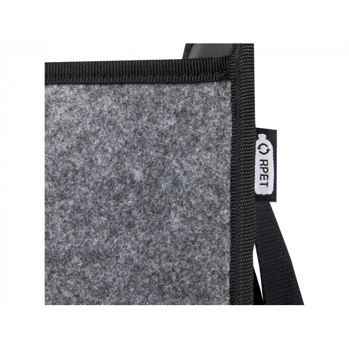 Складной органайзер для автомобиля Felta из фетра, переработанного по стандарту GRS, средне-серый