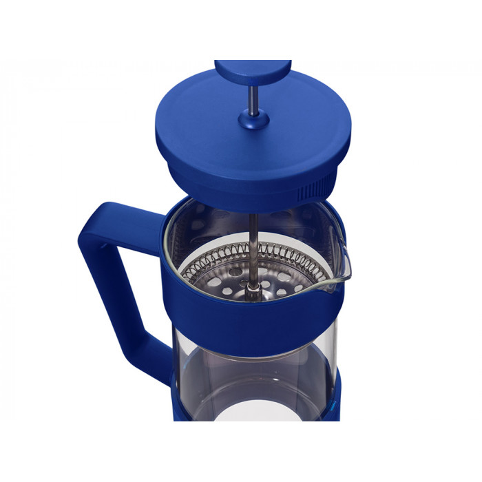 Пластиковый френч-пресс Intense, 600мл, темно-синий