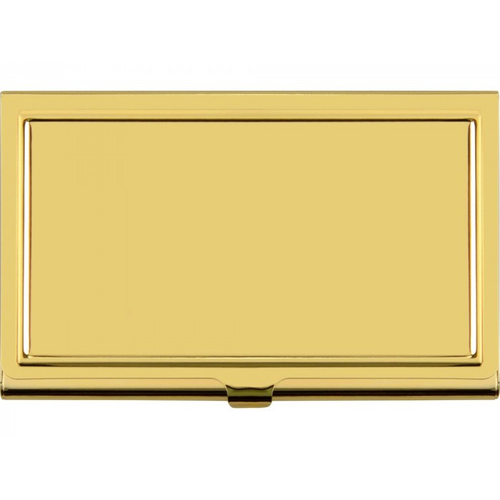 Визитница Белуччи, золотистый глянцевый (Р)