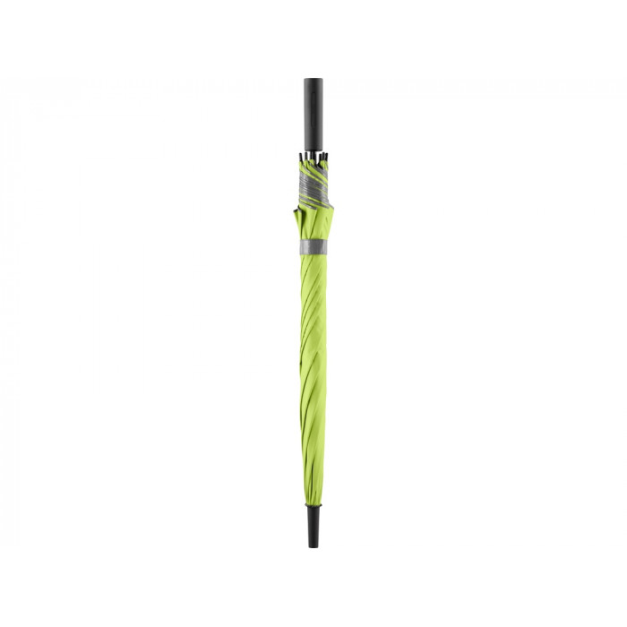Зонт-трость 1159 Double face полуавтомат, лайм/серый
