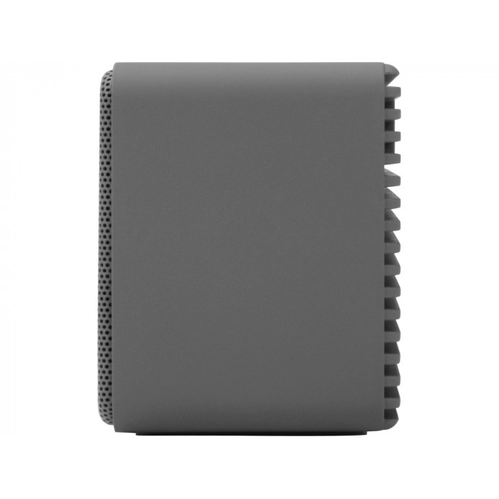Портативная колонка Bar со стереодинамиками soft touch, серый