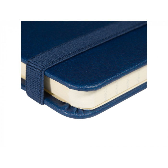 Блокнот А5  City на резинке, темно-синий