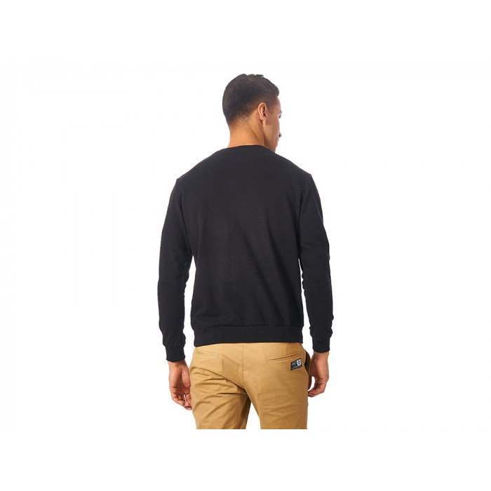 Свитшот Motion унисекс с начесом, черный