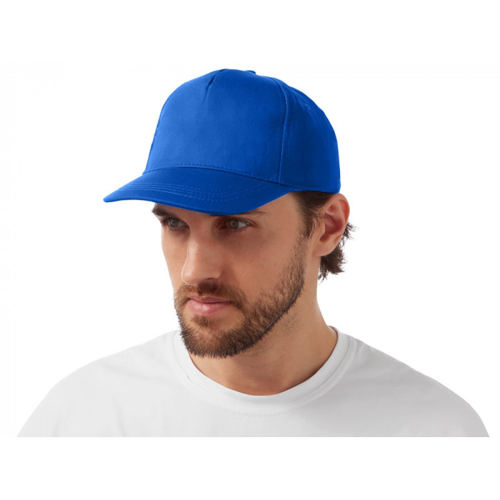 Бейсболка Мемфис 230 5-панельная, кл. синий