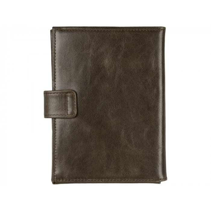 Бумажник путешественника Druid с отделением для паспорта, коричневый