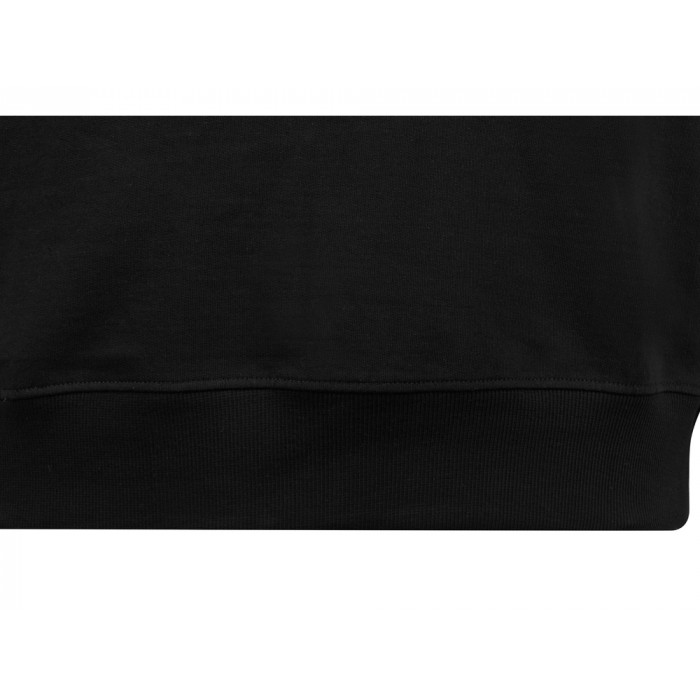 Худи оверсайз с коротким рукавом Warsaw унисекс, черный