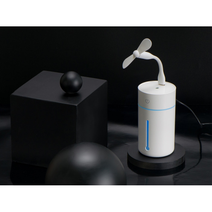 USB увлажнитель воздуха Sprinkle с двумя насадками, белый