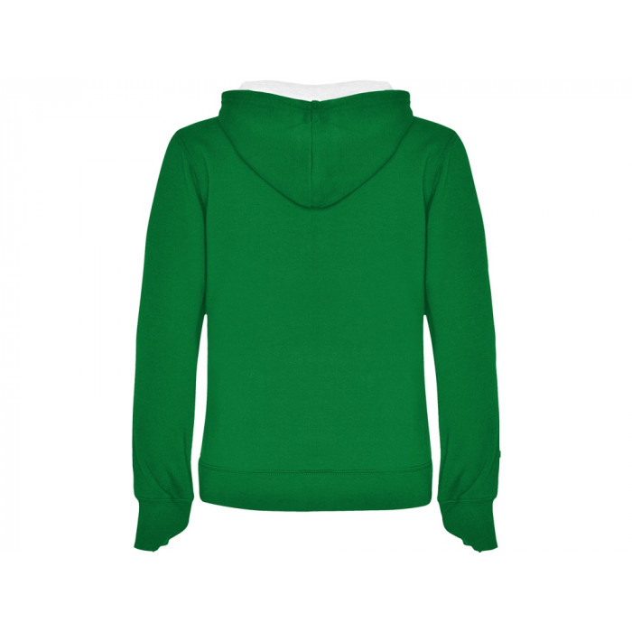 Толстовка с капюшоном Urban женская, зеленый/белый