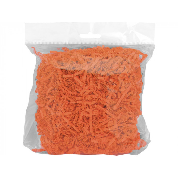 Бумажный наполнитель, 50 г.,оранжевый