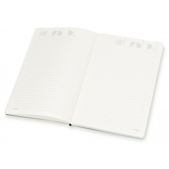 Ежедневник А5 недатированный Megapolis Velvet Flex, зеленый