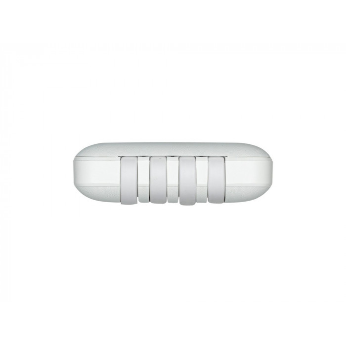 RIVACASE VA2210 (10000 мАч) внешний аккумулятор с дисплеем и встроенными кабелями, белый, 12/48