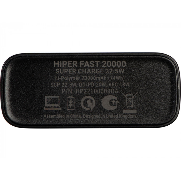 Портативный внешний аккумулятор FAST 20000 Black