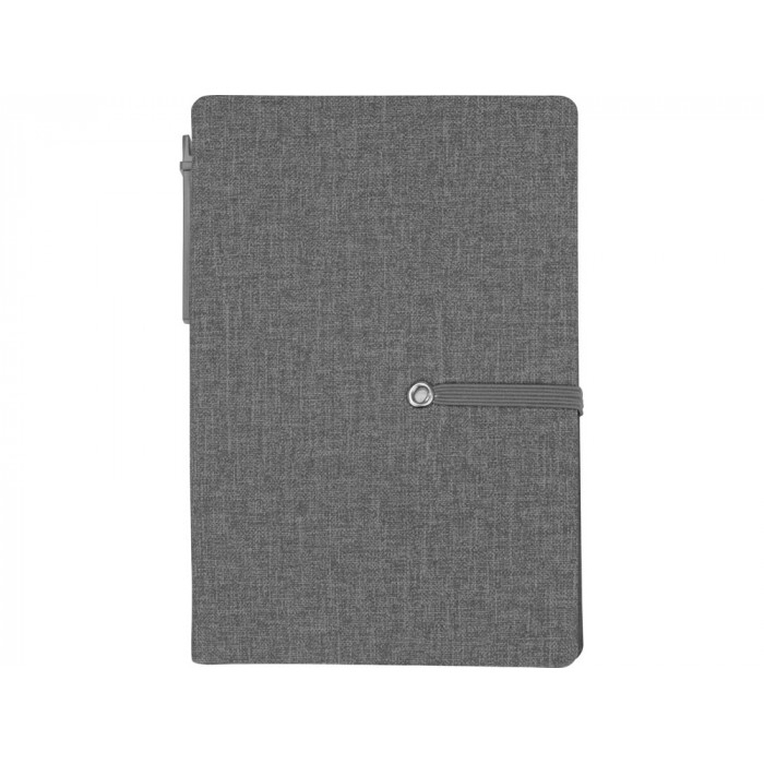 Блокнот А6 Write and stick с ручкой и набором стикеров, серый