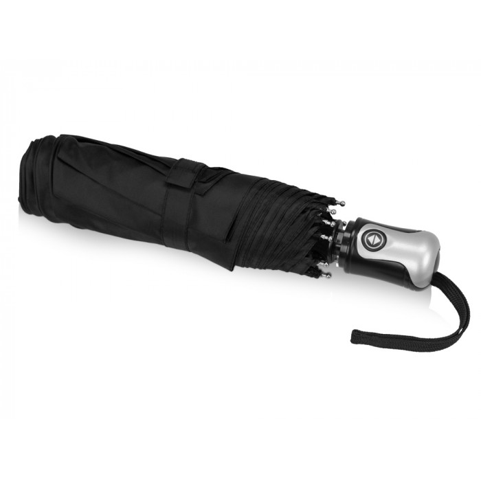 Зонт Alex трехсекционный автоматический 21,5, черный (Р)