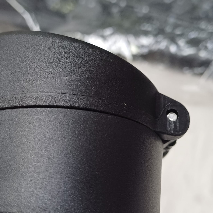 Вакуумная герметичная термокружка Inter, черный, нерж. сталь (Р)