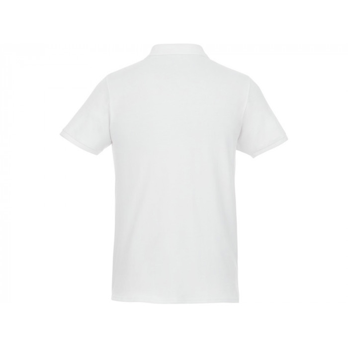 Мужское поло Beryl из переработанных органических материалов с коротким рукавом, белый