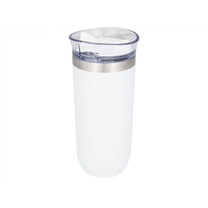 Вакуумная герметичная термокружка Twist, белый