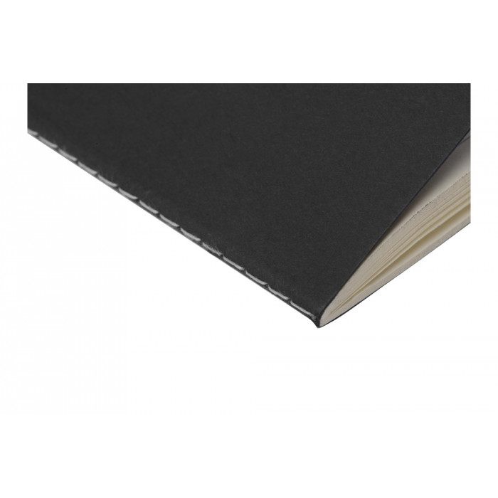 Блокнот A6 Stitch в линейку, черный