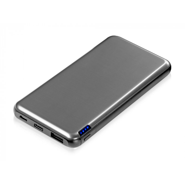 Внешний аккумулятор Forge v.2, металл, 10000mah, серый