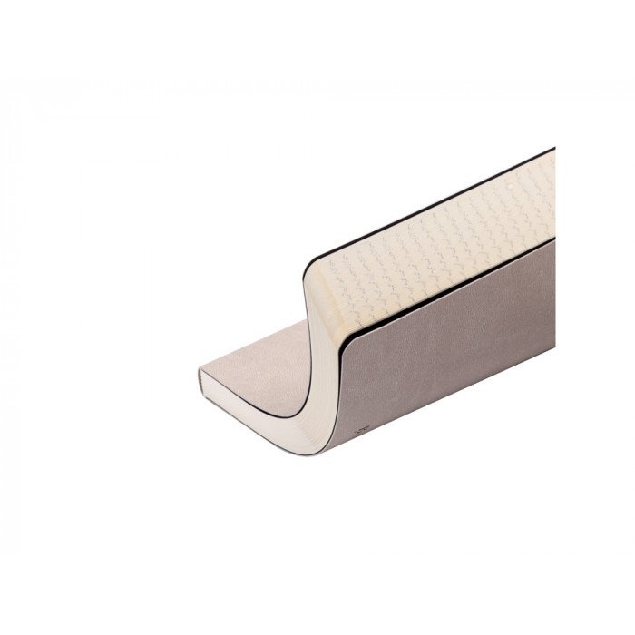 Ежедневник А5 недатированный Megapolis Velvet Flex, бежевый