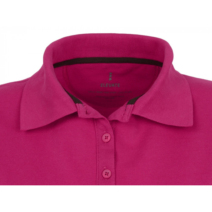 Calgary женская футболка-поло с коротким рукавом, фуксия