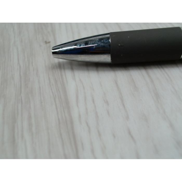 Ручка металлическая soft-touch шариковая со стилусом Sway, серый/серебристый (P)