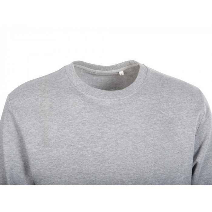 Свитшот Warsaw 220гр, унисекс, серый меланж