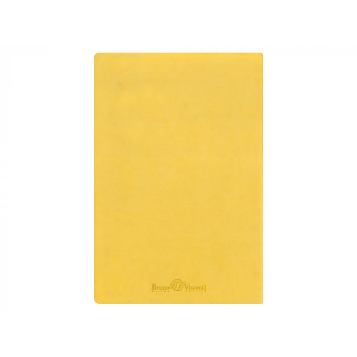 Ежедневник А5 недатированный Megapolis Velvet Flex, желтый