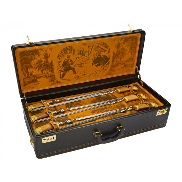 Подарочный набор Королевская охота, коричневый