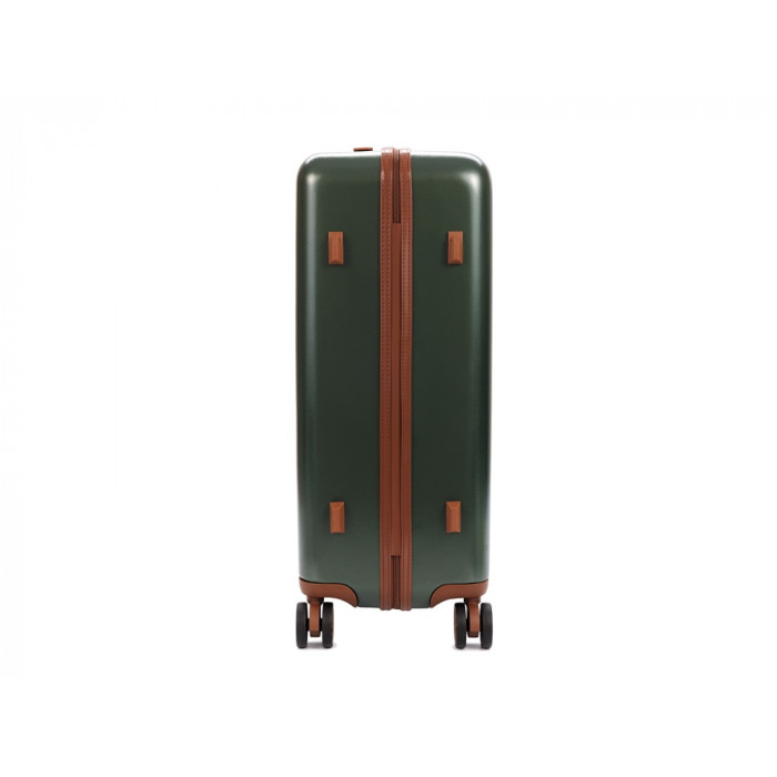 Чемодан BUGATTI Amelia, зеленый, поликарбонат / АБС-пластик, 42х24х67 см, 55 л