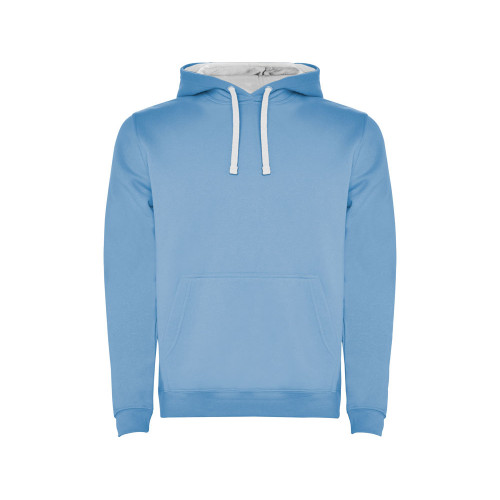 Толстовка с капюшоном Urban мужская, небесно-голубой/белый