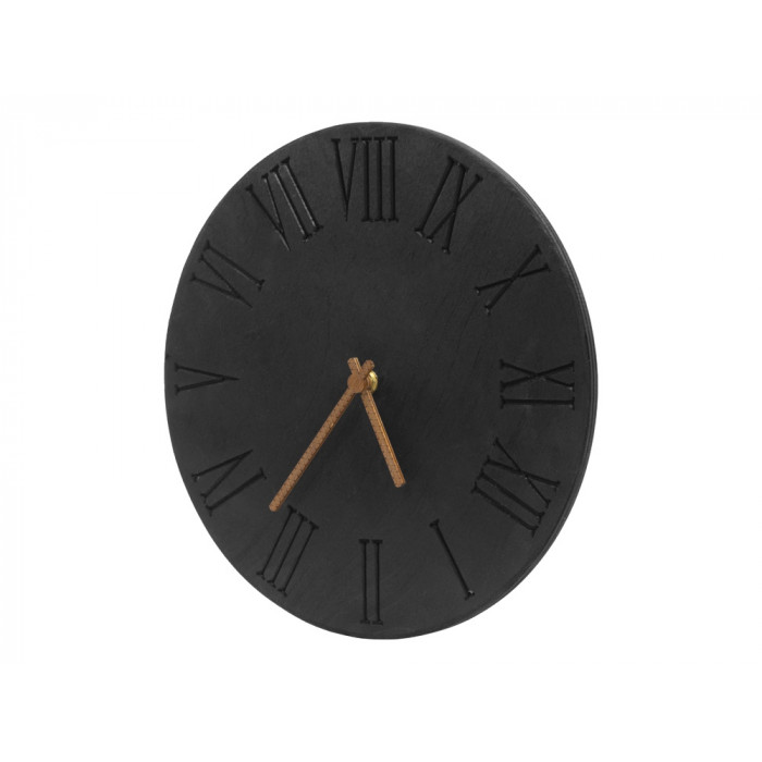 Часы деревянные Magnus, 28 см, черный