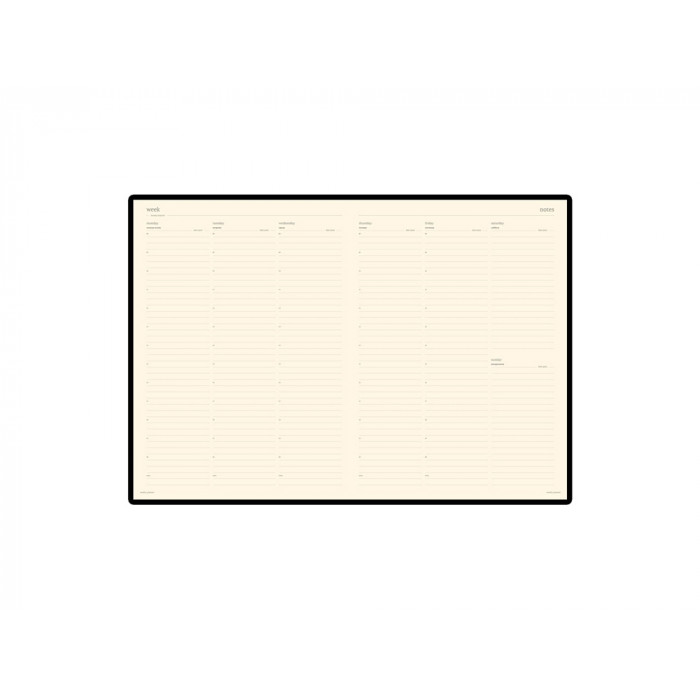 Еженедельник недатированный А4 Profy, коричневый