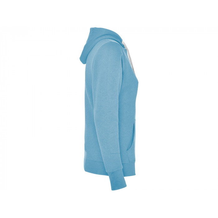 Толстовка с капюшоном Urban женская, небесно-голубой/белый
